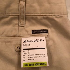 Eddie Bauer Brushed Cotton Slacks